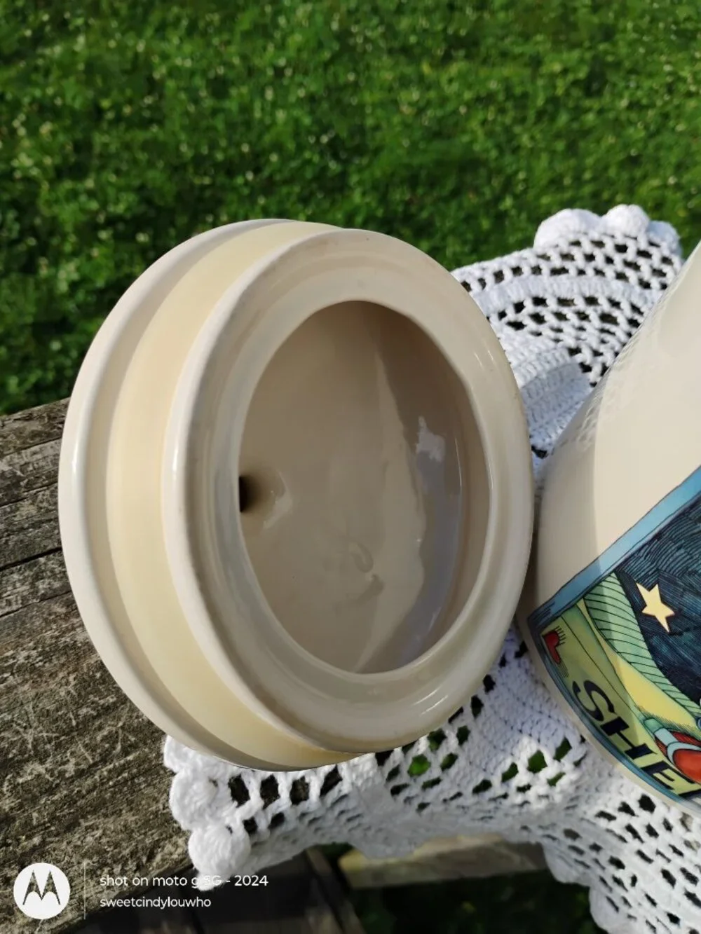 Certified International stoneware canister